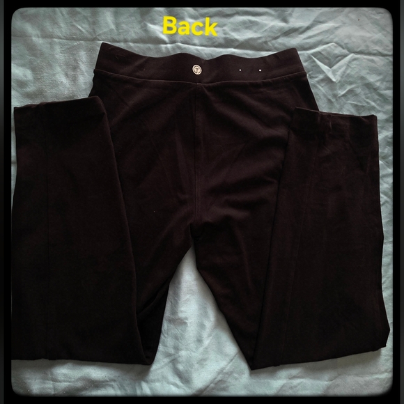 T By Talbots Women's Straight Leg Pants Cotton / Spandex Blend Black Size Small - Picture 3 of 7